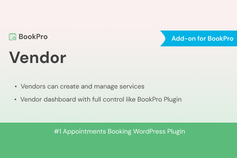 CodeCanyon Vendor Addon for BookPro