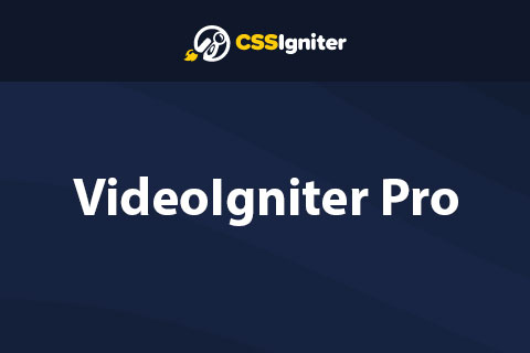 WordPress plugin CSSIgniter VideoIgniter
