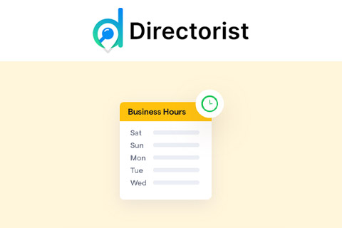 WordPress plugin Directorist Business Hours
