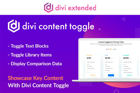 Divi Content Toggle