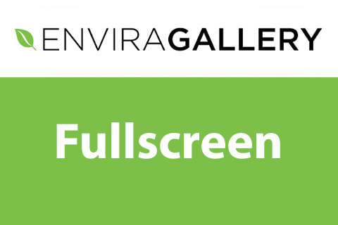 WordPress plugin Envira Gallery Fullscreen