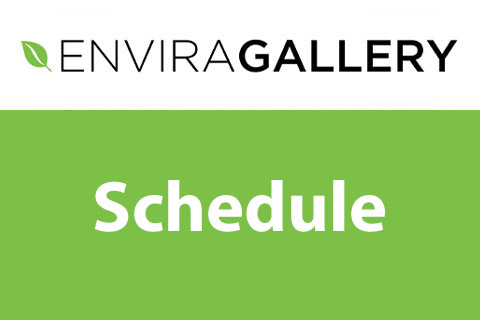 WordPress plugin Envira Gallery Schedule