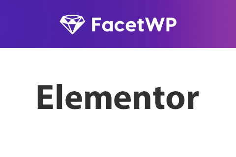 WordPress plugin FacetWP Elementor