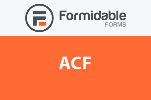 WordPress plugin Formidable ACF