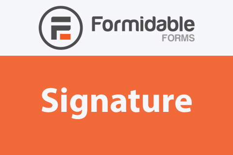 WordPress plugin Formidable Signature