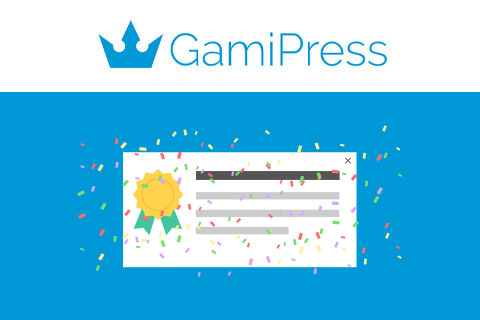 WordPress plugin GamiPress Congratulations Popups