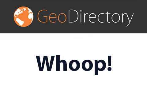 GeoDirectory Whoop!