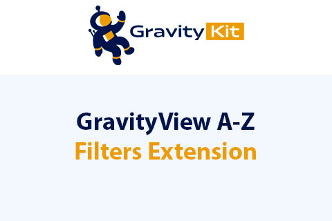 WordPress plugin GravityView A-Z Filters Extension