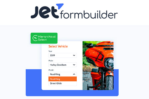WordPress plugin JetFormBuilder Pro Hierarchical Select