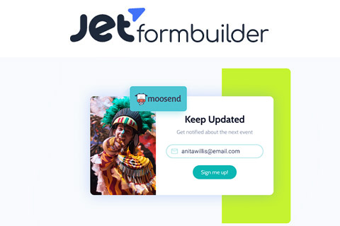WordPress plugin JetFormBuilder Pro Moosend