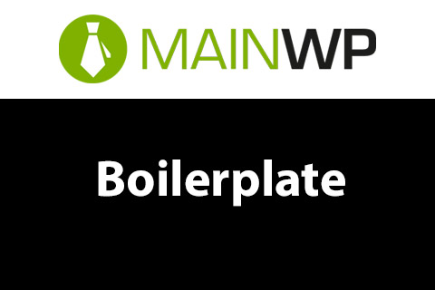 MainWP Boilerplate