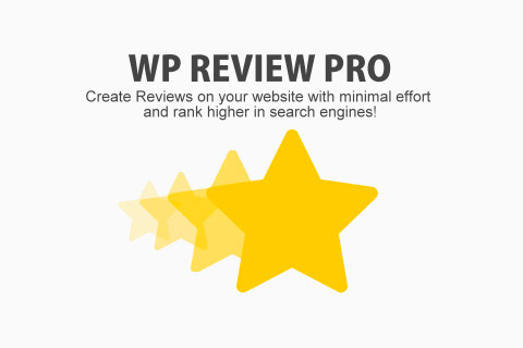 WordPress plugin MyThemeShop WP Review Pro