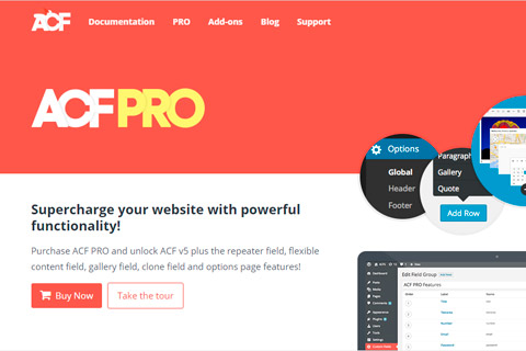 WordPress plugin Advanced Custom Fields Pro
