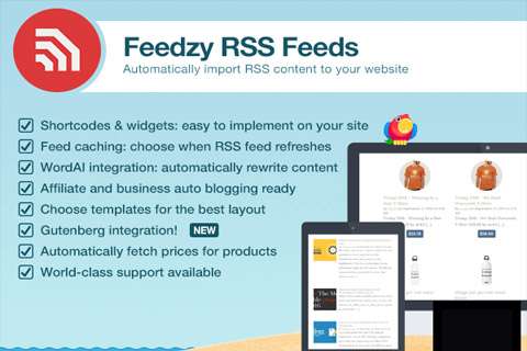 WordPress plugin Feedzy RSS Feeds Pro