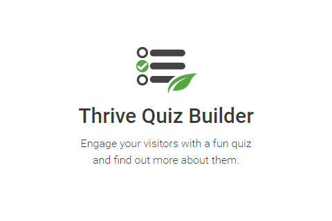 WordPress plugin Thrive Quiz Builder