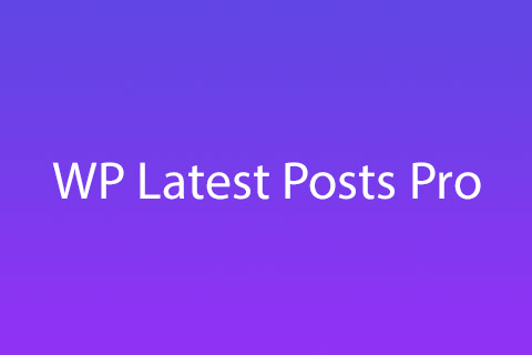 WP Latest Posts Pro