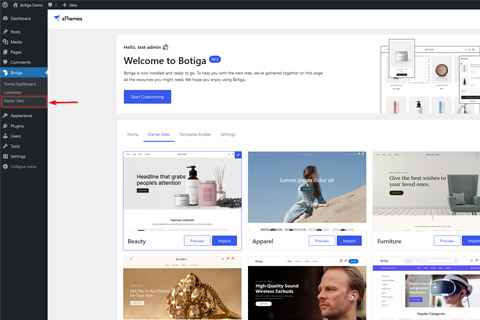 WordPress plugin Athemes Botiga Pro
