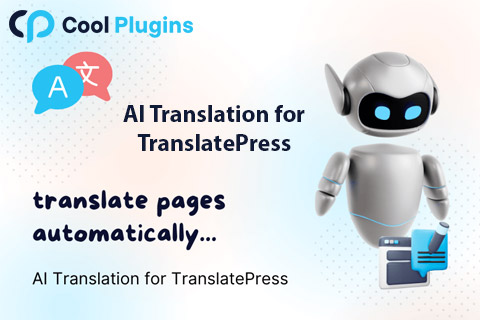 Cool Plugins AI Translation For TranslatePress Pro