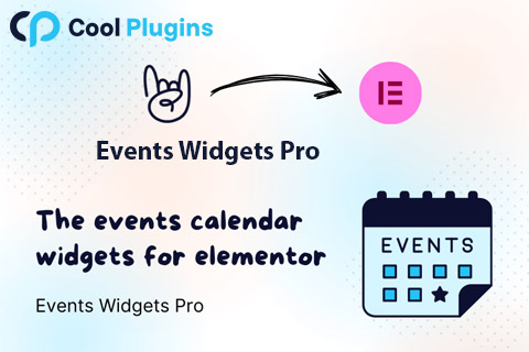 Cool Plugins Events Widgets Pro