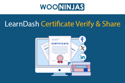 WordPress plugin LearnDash Certificate Verify & Share