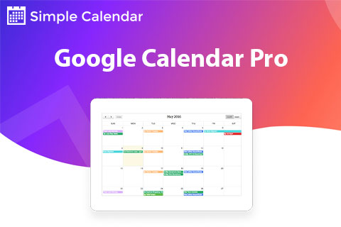 Simple Calendar Google Calendar Pro