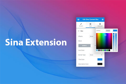WordPress plugin Sina Extension Pro for Elementor