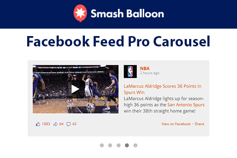 Facebook Feed Pro Carousel
