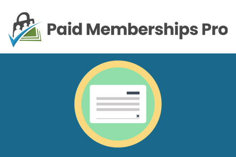 WordPress plugin Paid Memberships Pro Pay by Check