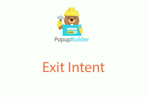 WordPress plugin Popup Builder Exit Intent