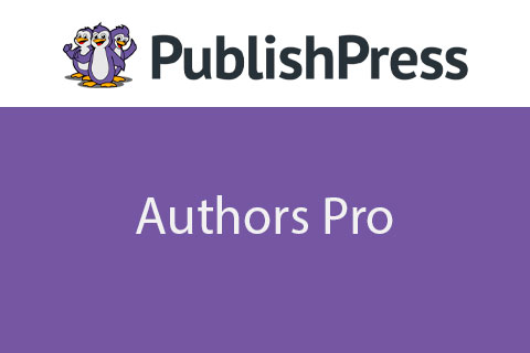 WordPress plugin PublishPress Authors Pro