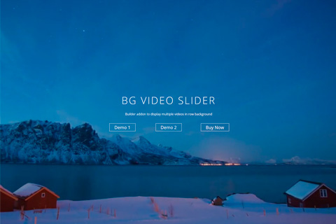 WordPress plugin Themify BG Video Slider
