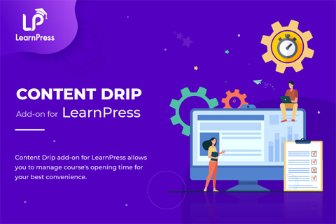 WordPress plugin LearnPress Content Drip