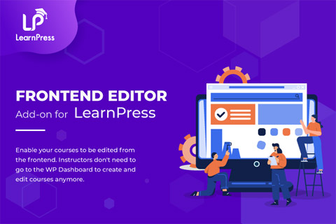 WordPress plugin LearnPress Frontend Editor