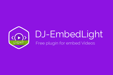 Joomla extension DJ-Embed Light