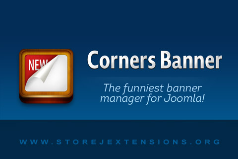 Joomla extension Corners Banner