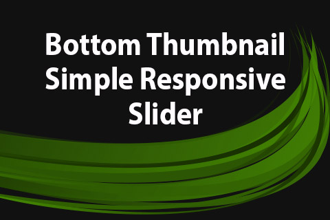 Joomla extension JoomClub Bottom Thumbnail Simple Responsive Slider
