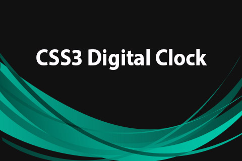 Joomla extension JoomClub CSS3 Digital Clock