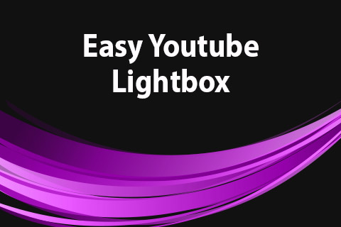 Joomla extension JoomClub Easy Youtube Lightbox