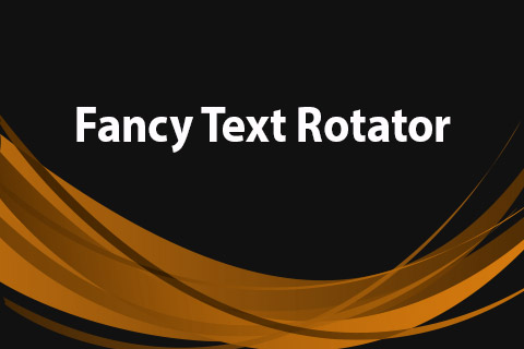 Joomla extension JoomClub Fancy Text Rotator