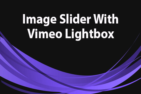 Joomla extension JoomClub Image Slider With Vimeo Lightbox
