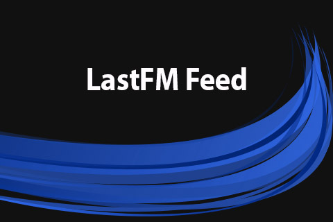 Joomla extension JoomClub LastFM Feed