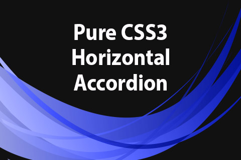 Joomla extension JoomClub Pure CSS3 Horizontal Accordion