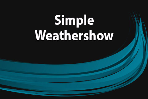 Joomla extension JoomClub Simple Weathershow