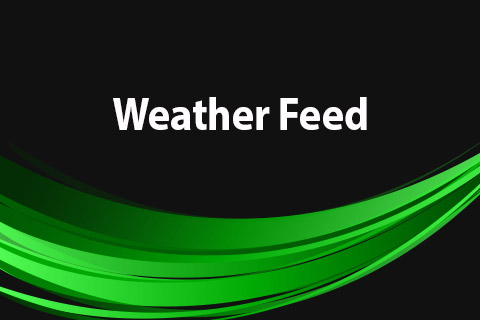 Joomla extension JoomClub Weather Feed