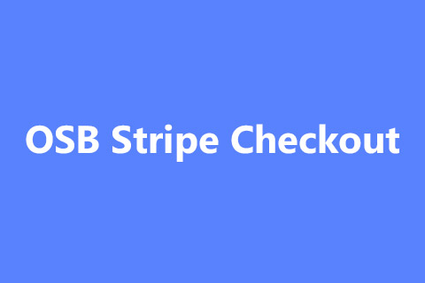 Joomla extension OSB Stripe Checkout