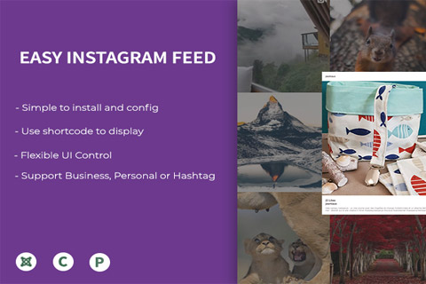 Joomla extension JUX Easy Instagram Feed