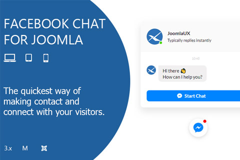 Joomla extension JUX Facebook Chat