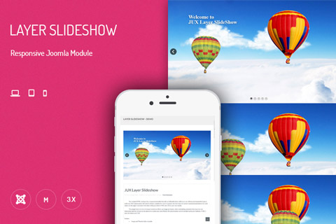 Joomla extension JUX Layer Slideshow