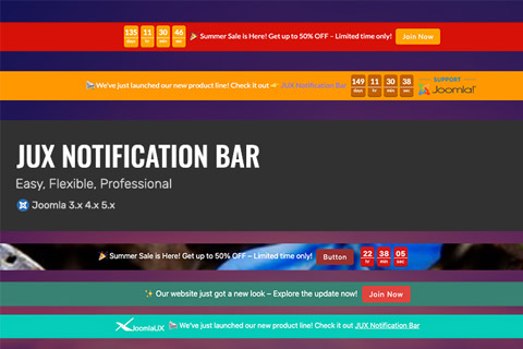 JUX Notification Bar