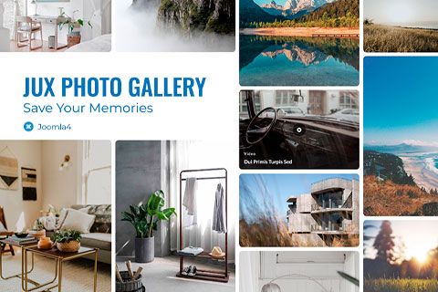 Extension JUX Photo Gallery Joomla extension JUX Photo Gallery